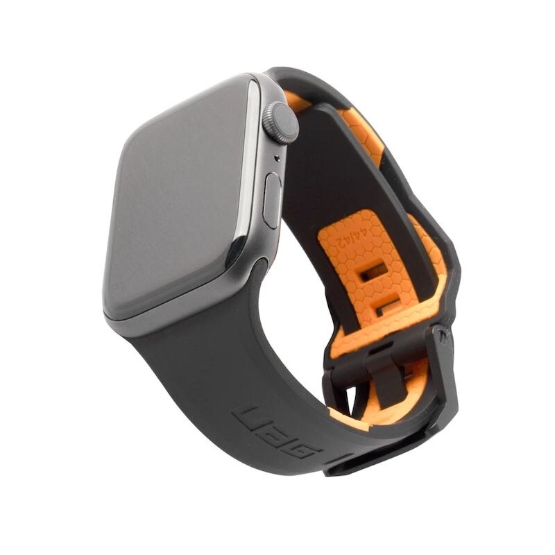 UAG CIVILIAN STRAP FOR APPLE WATCH 42/44MM BLACK/ORANGE