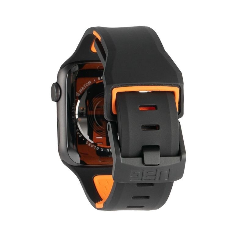 UAG CIVILIAN STRAP FOR APPLE WATCH 42/44MM BLACK/ORANGE