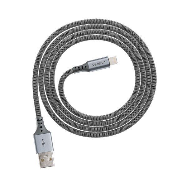 CHARGESYNC ALLOY APPLE LIGHTNING CABLE- STEEL  4 FT