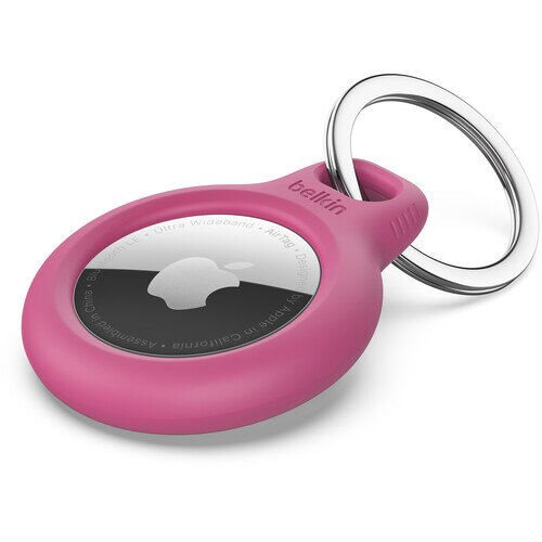 SECURE HOLDER WITH KEY RING FOR AIRTAG