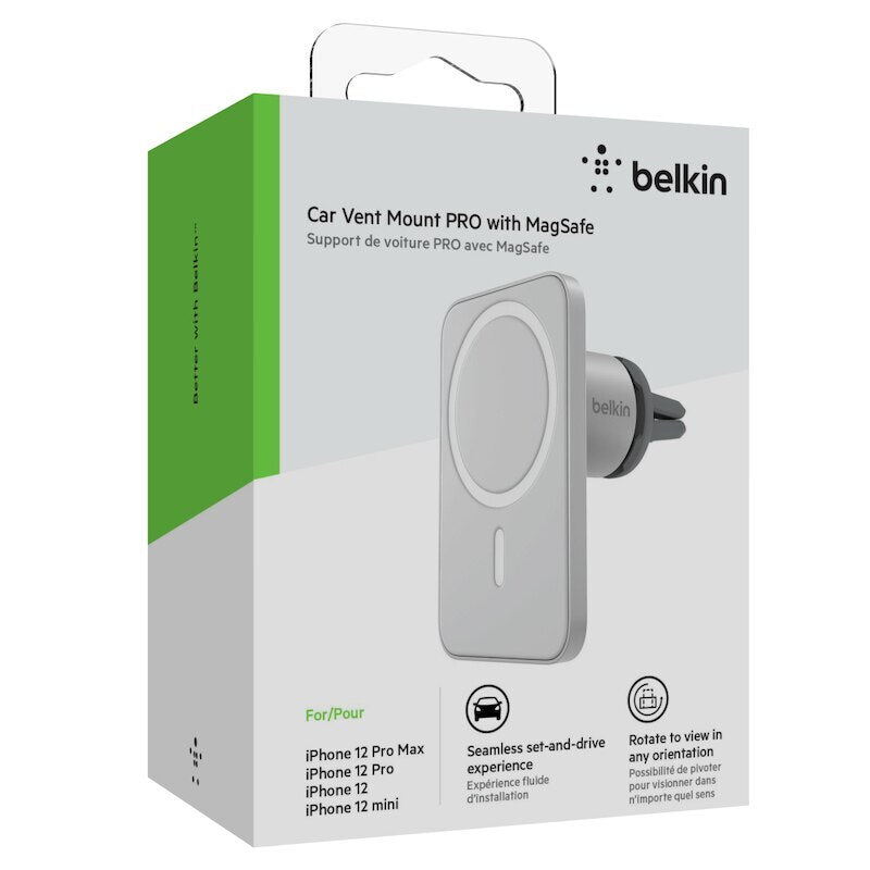 BELKIN MagSafe Car Vent Mount - Gray – Power Mac Center