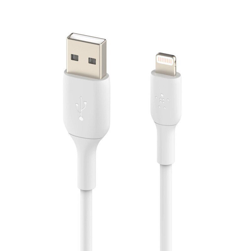 Cable Belkin BoostCharge USB-A a Lightning 2m Blanco