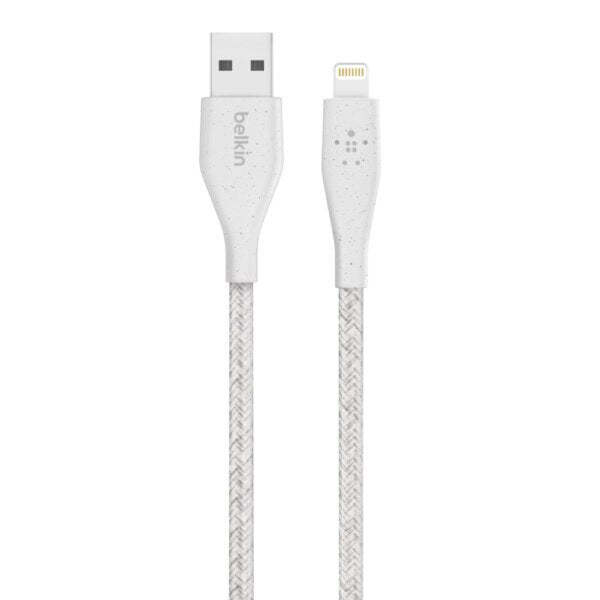Cable Belkin USB-A a Lightning - 1.2M - DuraTek Plus - Blanco