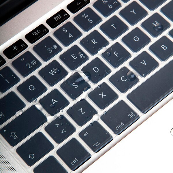 Protector Para teclado de Silicona Para MacBook de 13¨ -Transparente
