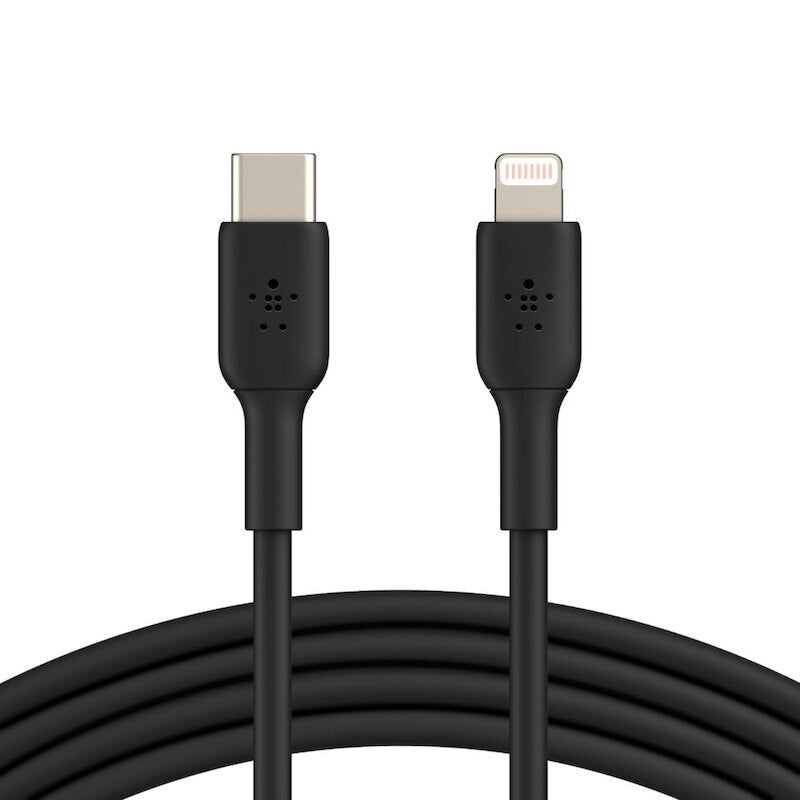 CABLE BELKIN USB-C A LIGHTNING 1M - BLACK