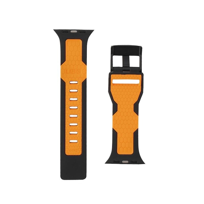 UAG CIVILIAN STRAP FOR APPLE WATCH 42/44MM BLACK/ORANGE