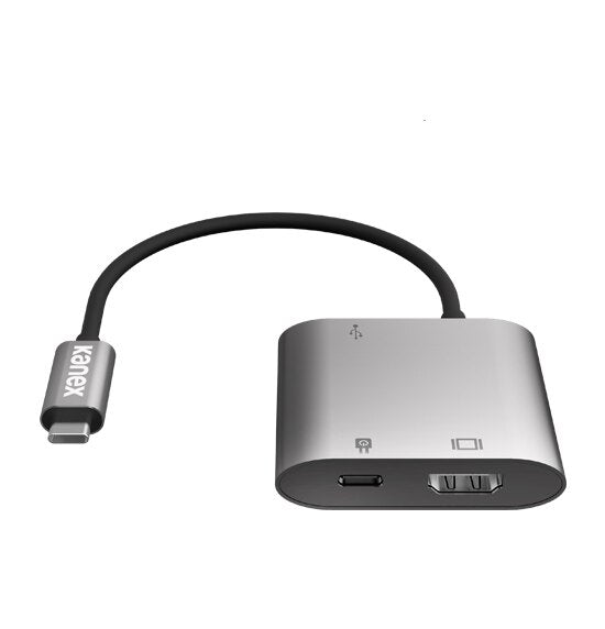 KANEX USB-C MULTIMEDIA ADAPTER - HDMI, USB AND USB-C PORT
