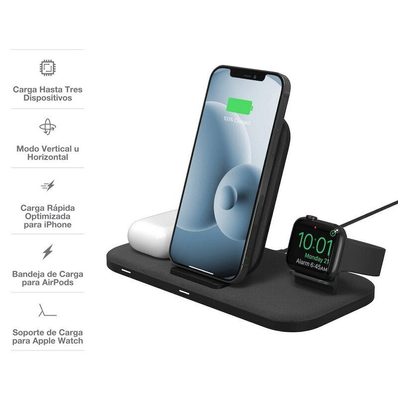 Cargador Wireless Cargador De Iphone Apple Watch Y Airpods